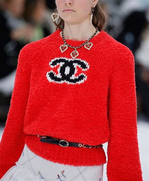 oversized chanel sweater.